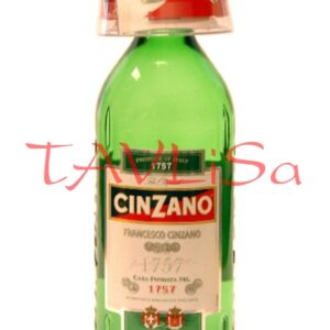 Vermut Cinzano Extra Dry 18% 1l sklenička