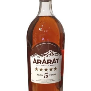 Brandy ARARAT 5 Years 40% 0,7l etik2